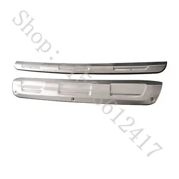 Auto styling Nehrdzavejúcej Ocele auto Predný+Zadný nárazník kryt výbava Anti-Slip Cover Spojler pre Chevrolet TRAX 2014-2016 príslušenstvo