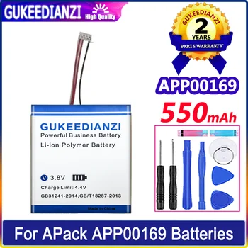 Bateria Nové Batterie 550mAh Batérie Pre APack APP00169 Vysokou Kapacitou Náhradné Batérie Záruka Jeden Rok + Bezplatné Nástroje