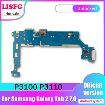 100% Originálne Pre Samsung Galaxy Tab 2 7.0 P3110 P3100 Doske 3G&WIFI Odomknutý Doske Obvody Kábel s plnou čipy