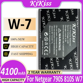 4100mAh Pôvodné KiKiss W-7 Pre Netgear Sierra Aircard 790S 810S W7 Mobilný Telefón Li-ion Polymérová Batéria Big Power + Zákonníka Č.