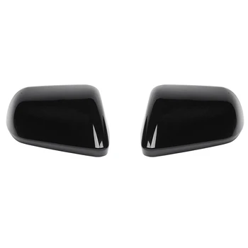 ABS Čierne Bočné Dvere Spätné Zrkadlo Pokrytie Čalúnenie Mušlí Spp Náhrada Za Ford Mustang 2015-2020