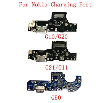 Nabíjanie pomocou pripojenia USB Konektor Port Rada Flex Kábel Pre Nokia G10 G20 G11 G21 G50 Nabíjací Port Opravy Dielov