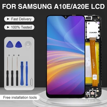 Catteny 5.83 Palcový A10E Displej Pre Samsung Galaxy A20E lcd A202 Dotykový Displej Digitalizátorom. A202F A202DS S montážou Rámu