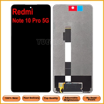 Pre Xiao Redmi Poznámka 10 Pro LCD Displej Dotykový Displej Digitalizátorom. Montáž Redmi Note10Pro 5G LCD Displej Náhradné Diely