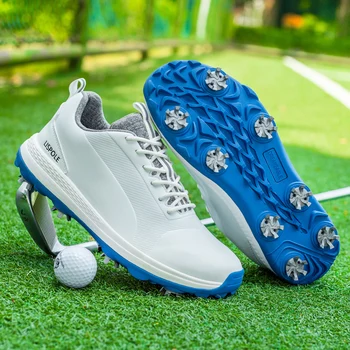 Profesionálne Golfové Topánky Mužov Hrotmi Golf Tenisky pre Mužov Vonkajšie Pohodlné Golfistov Obuv Proti Sklzu Vychádzkové Topánky Golfistov