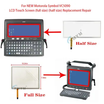 Pre NOVÚ Motorola Symbol VC5090 Dotykový LCD Displej (plná veľkosť) (pol veľkosť) Nahradenie Opravy