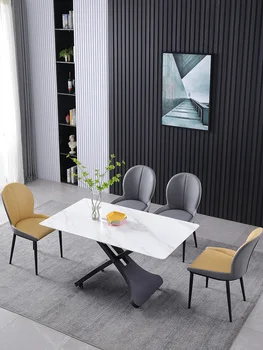 Jedálenské stoličky moderný minimalistický domov obývacia izba príjem stretnutie stoličky office príjem stoličky Nordic make-up stolice