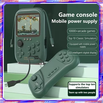 Druhá Generácia Arcade Mobilné Hry Stroj Mobilné Napájanie 3.2-Palcový Mäkké Svetlo Farebný Displej 10000+ Klasická Arkádová Hra, Rukoväť