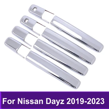 Chrome Strane Dverí Rukoväť Kryt Výbava Pre Nissan Dayz 2019 2020 2021 2022 2023 Dekorácie Styling Príslušenstvo Nálepky