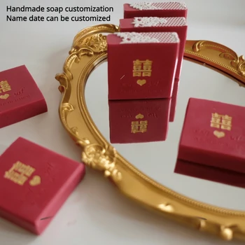 Svadobné dekorácie, Ručne vyrábané mydlo mydlo s Rukou Kúpeľ Kúpeľ Svadobné družičky vlastné mydlo groomsmen svadobné dary