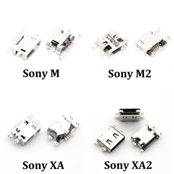 10pcs Micro USB Konektor Konektor pre Nabíjanie Zásuvka Pre Sony Xperia M C1904 C1905 C2004 C2005 / M2 S50H D2305 D2306 D2303