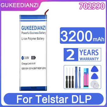 GUKEEDIANZI Náhradné Batérie 702990 3200mAh Pre Telstar DLP Digitálne Batérie